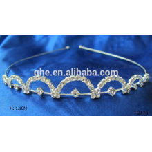 Nuevo hairband del bebé del rhinestone de la venta al por mayor de la manera